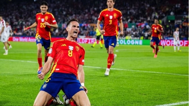 Spanyol gasak Georgia, lakukan comeback epic. (Instagram/@sefutbol)