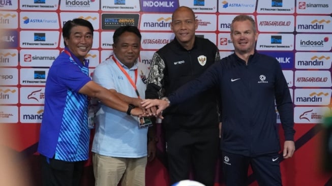 Konferensi pers empat negara semifinalis Piala AFF U-16 edisi 2024 (pssi.org)