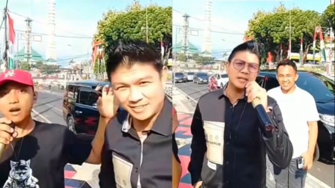 Tuai Pujian! Andika Kangen Band Turun dari Mobil dan Nyanyi Bareng dengan Pengamen Jalanan