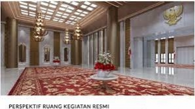 Desain interior Kantor Presiden di IKN. [Ist]