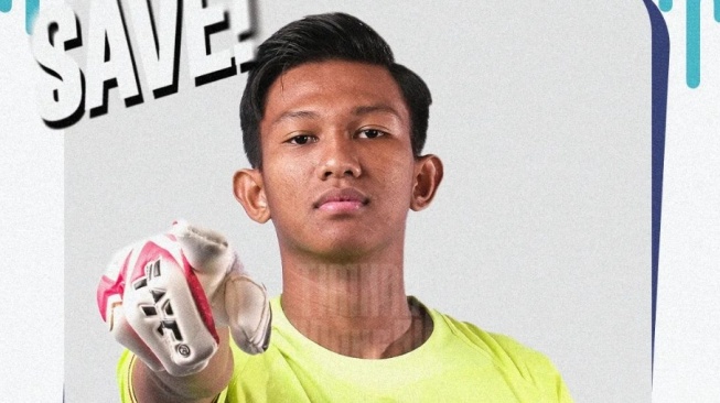 Kiper Timnas Indonesia U-16 Muhammad Nur Ichsan (@timnas.indonesia)