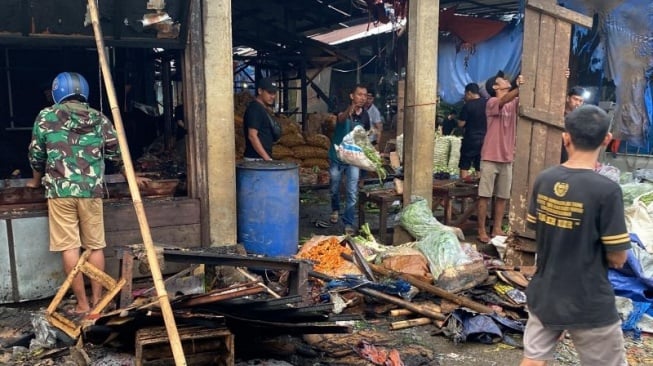 Kebakaran Pasar Induk Tekum Tak Pengaruhi Harga Pangan, Aktivitas Kembali Normal