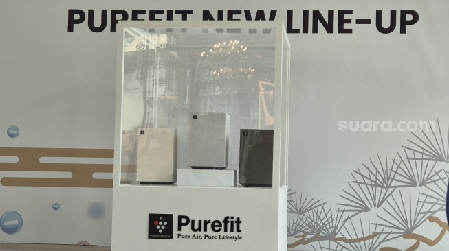 Peluncuran Sharp Purefit Mini - Series di Jakarta, Rabu (3/7/2024). [Suara.com/Dythia Novianty]