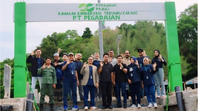 Pegadaian Menuju Net Zero Emission: Konservasi Terumbu Karang di Sabang