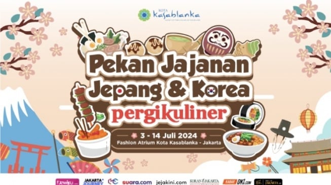 Eksplorasi Rasa dan Budaya, Pekan Jajanan Jepang & Korea Hadir di Mall Kota Kasablanka