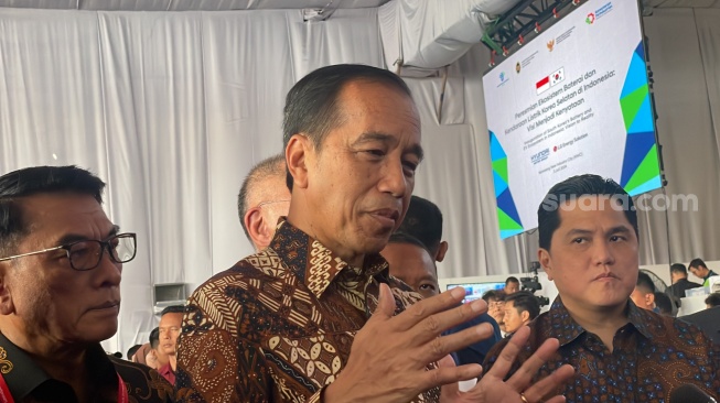 Presiden Jokowi. (Suara.com/Novian)