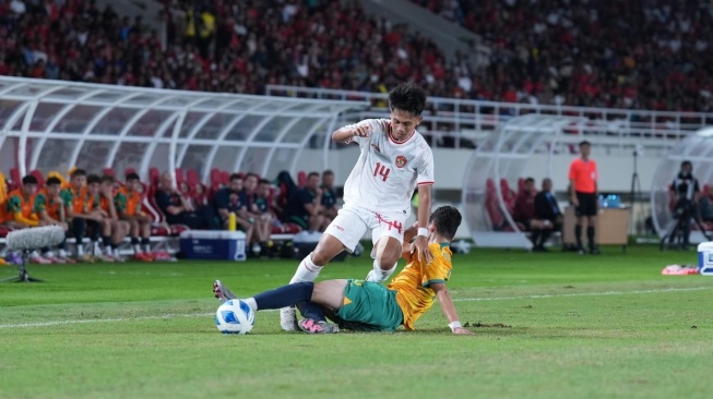 Fabio Azka diturunkan sebagai starter saat Timnas Indonesia U-16 vs Vietnam di Piala AFF U-16 2024. (dok.PSSI)  