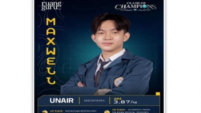 Maxwell Salvador "Clash of Champions" Spill Nilai Rapor SMA, Nilai Matematika Bikin Insecure