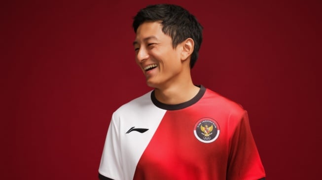 Jersey Tim Indonesia di Olimpiade Paris 2024 Rancangan Didit Hediprasetyo (Dok. Istimewa)