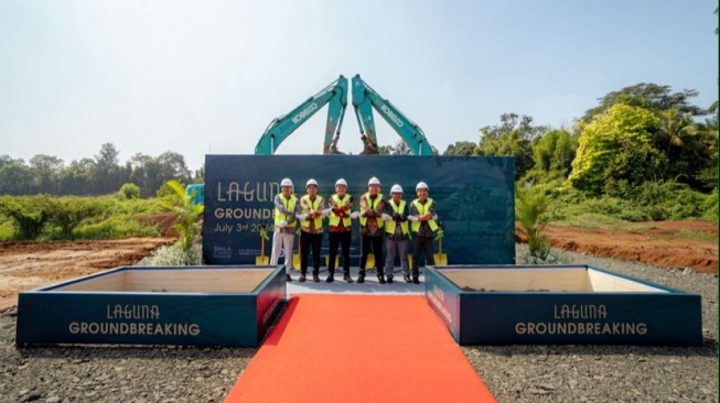 Wujudkan Komitmen Pembangunan Proyek, Groundbreaking Cluster Laguna di Shila at Sawangan Resmi Dilakukan