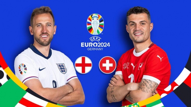 Inggris hadapi tantangan Swiss di perempat final Piala Euro 2024. (uefa.com)