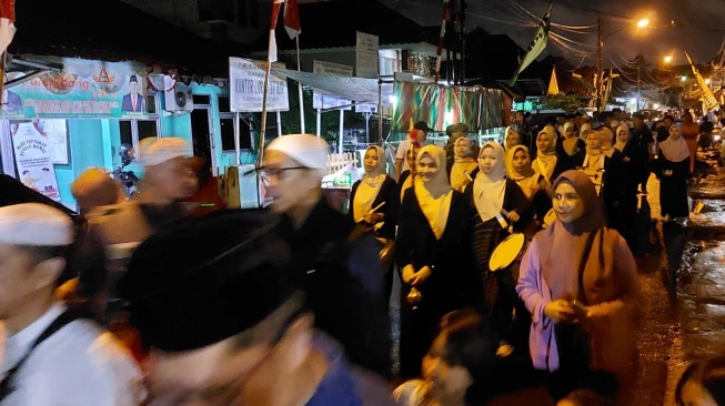 Pawai 1 Syuro 27 Ilir Warnai Perayaan Tahun Baru Islam dengan Semangat Religius