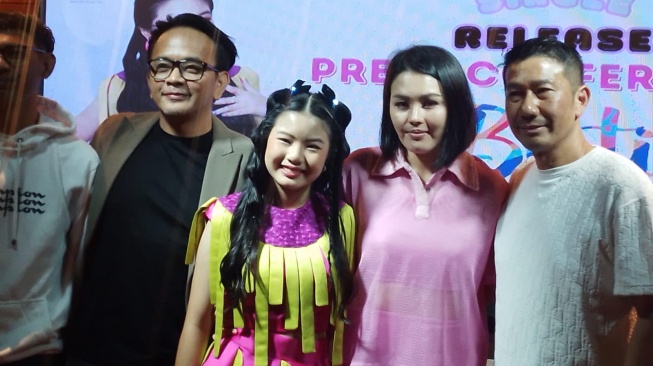 Ry Hyori saat konferensi pers di Kuningan, Jakarta Selatan pada Sabtu (6/7/2024) [dok foto: Playfull Management]