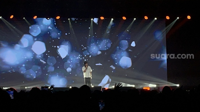 Fan meeting Ahn Bo Hyun di Hotel Pullman, Jakarta Barat pada Sabtu (6/7/2024) [Suara.com/Rena Pangesti]