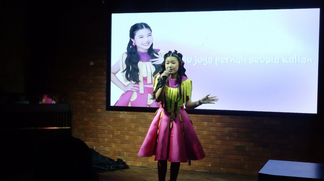 Ry Hyori saat konferensi pers di Kuningan, Jakarta Selatan pada Sabtu (6/7/2024) [dok foto: Playfull Management]