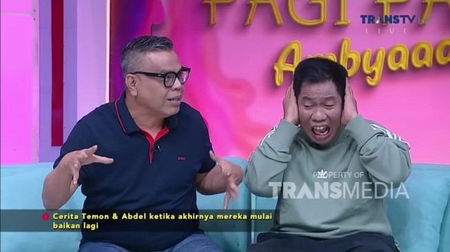 Abdel Achrian dan Temon (YouTube/TRANS TV Official)