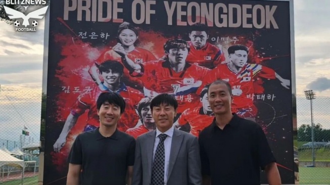 Shin Tae-yong Diabadikan Jadi Nama Lapangan Sepak Bola Korea Selatan