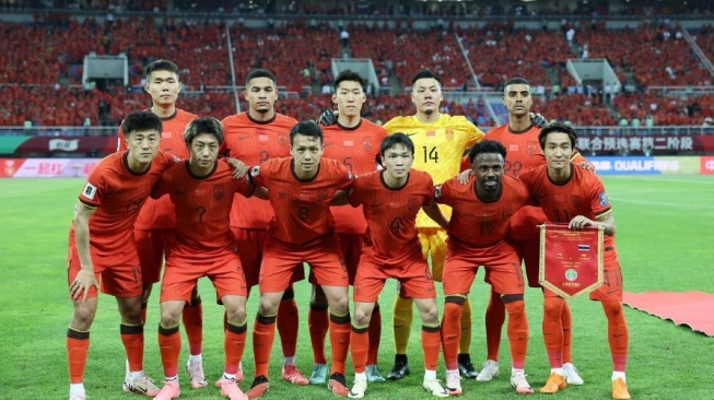 Skuad Timnas Cina di Tahun 2024. (instagram.com/chinafootballassociation)