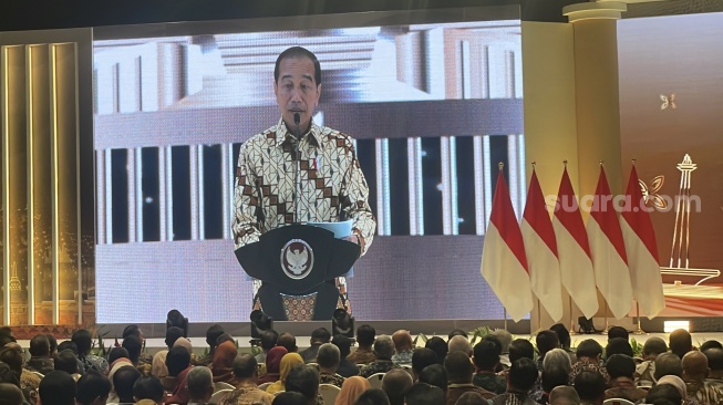 Presiden Joko Widodo atau Jokowi. (Suara.com/Novian)