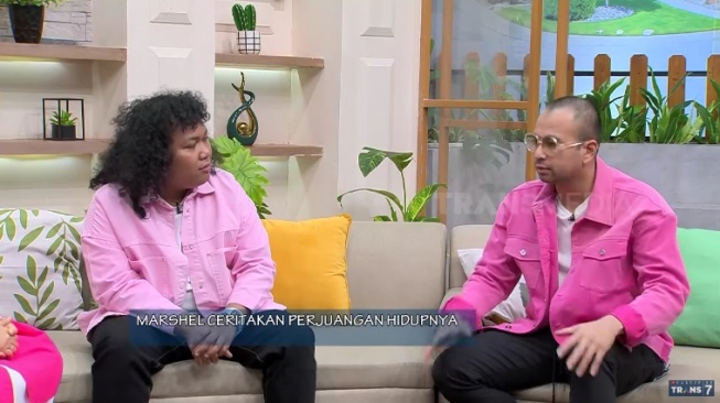 Marshel Widianto dan Raffi Ahmad. (YouTube/TRANS7 OFFICIAL)