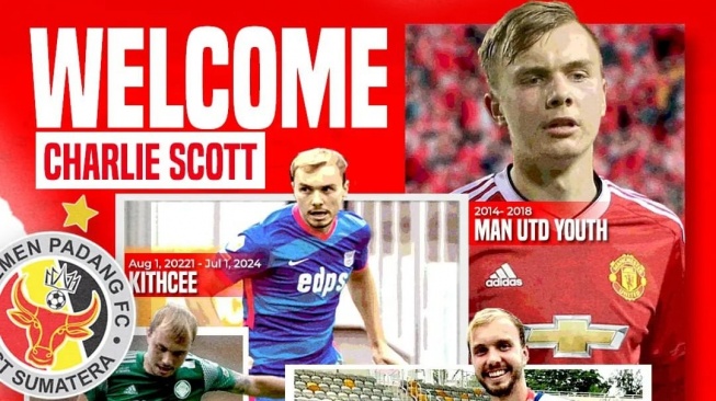 Charlie Scott, pemain Semen Padang, Eks Manchester United (Dok Semen Padang)