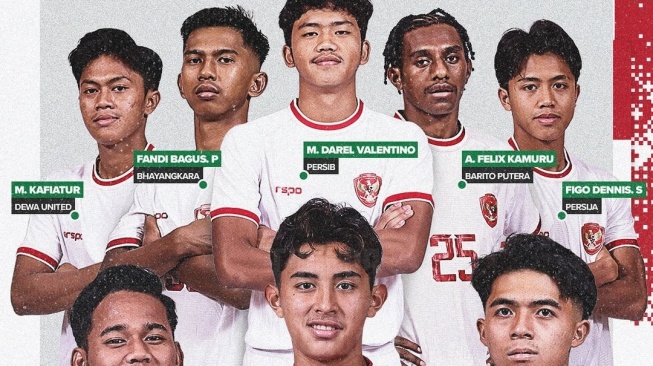 Daftar 27 Pemain Timnas Indonesia U-19 di Piala AFF U-19 2024 (@timnas.indonesia)