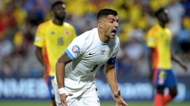 Kolombia berhasil menggebrak semifinal Copa America 2024 dengan menumbangkan Uruguay 1-0 di Stadion Bank of America, Kamis (11/7/2024). (AFP)