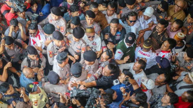 Begini Detik-detik saat Ormas Pendukung SYL Rusuh, Wartawan Diserang