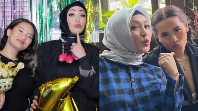 Zahwa Massaid dan Angelina Sondakh (Instagram)