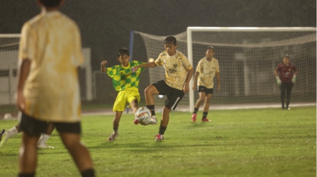 Sesi latihan Timnas Putri Indonesia untuk persiapan hadapi Hongkong. (pssi.org)