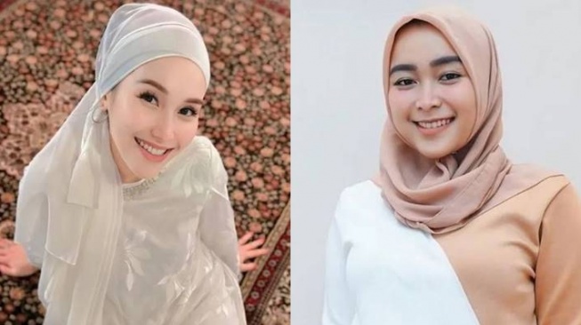 Potret Adu Gaya Ayu Ting Ting vs Syifa [Instagram/ayutingting92/syifaasyifaaa]