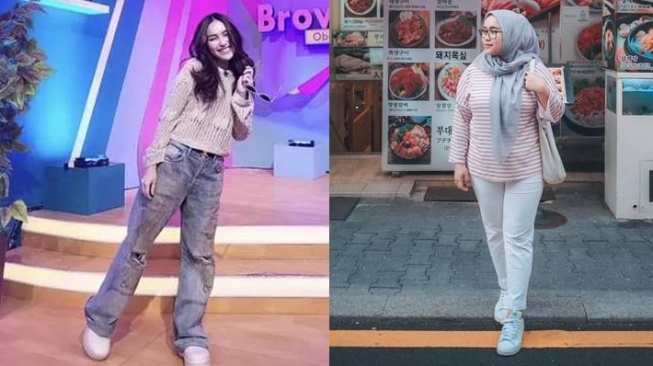 Potret Adu Gaya Ayu Ting Ting vs Syifa [Instagram/ayutingting92/syifaasyifaaa]