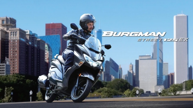 Suzuki siapkan motor listrik dengan basis dari Burgman. (Suzuki)