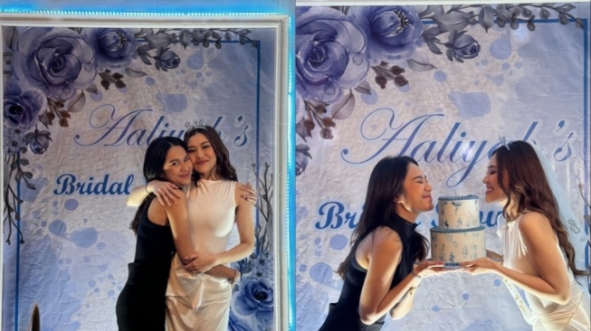 Azizah Salsha Hadir di Acara Bridal Shower Aaliyah Massaid (Instagram)