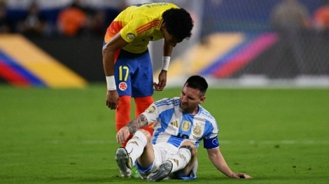 Lionel Messi ceder di Copa America 2024 (AFP)