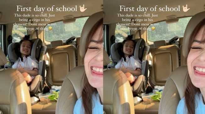 Potret Anak Artis di Hari Pertama Sekolah (Instagram/anneofficial1990)