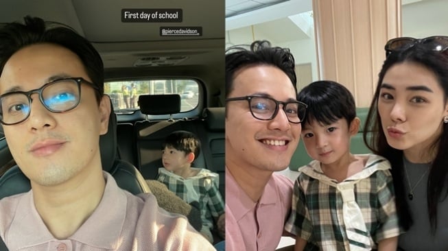 Potret Anak Artis di Hari Pertama Sekolah (Instagram/billydavidson_)