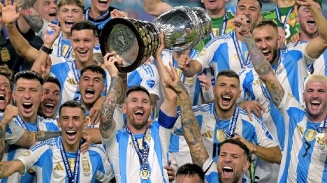 Argentina keluar sebagai juara Copa America 2024 Amerika Serikat (AFP)