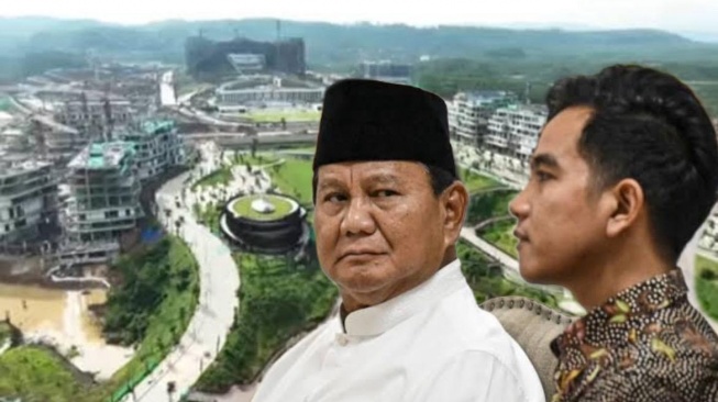 Ilustrasi pembangunan IKN dan Prabowo-Gibran. [Ist]