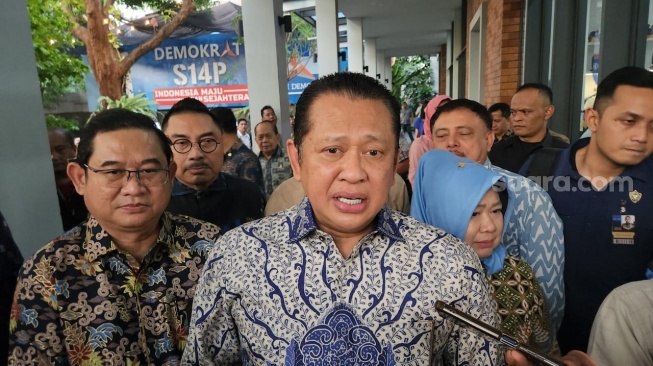 Ketua MPR RI, Bambang Soesatyo alias Bamsoet. (Suara.com/Fakhri)