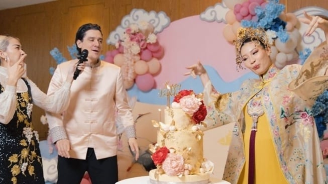 Momen Patricia Gouw Gelar Gender Reveal Party (Instagram/@patriciagouw)