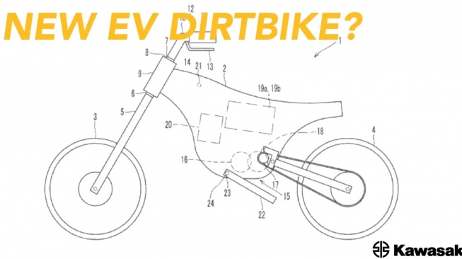 Gambar paten motor listrik Kawasaki (Ridepart)