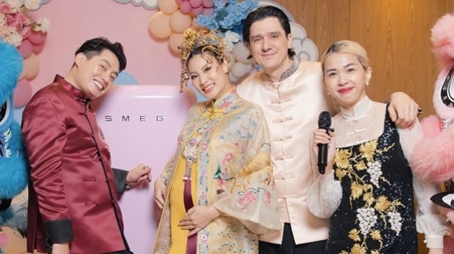 Momen Patricia Gouw Gelar Gender Reveal Party (Instagram/@patriciagouw)