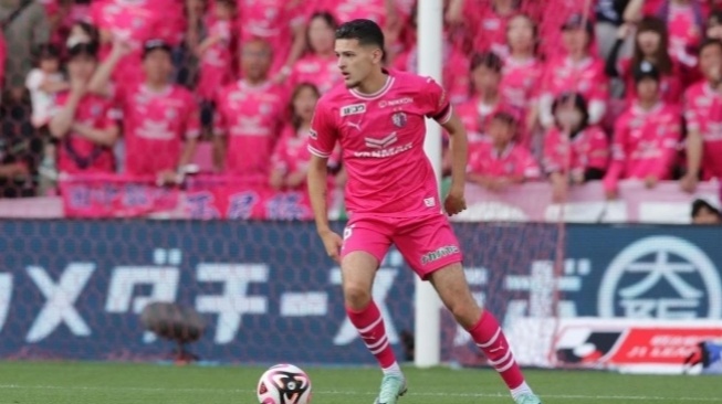 Justin Hubner, bek Timnas Indonesia saat di Cerezo Osaka. (Instagram/Cerezo Osaka)