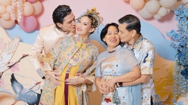 Momen Patricia Gouw Gelar Gender Reveal Party (Instagram/@patriciagouw)