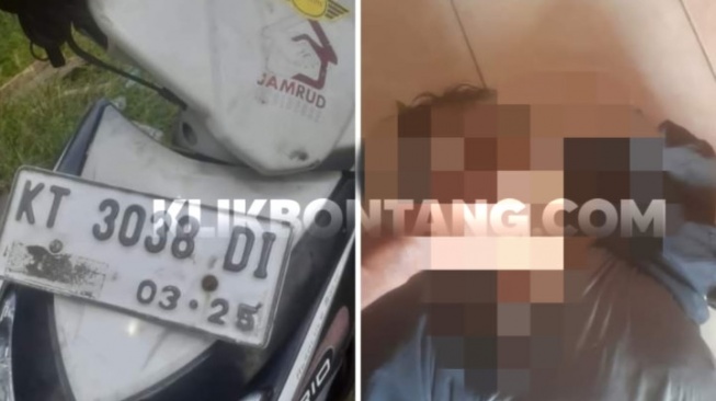 Kendaraan warga asal Bontang Kuala yang meninggal dunia diduga akibat serangan jantung. [KlikKaltim.com] 