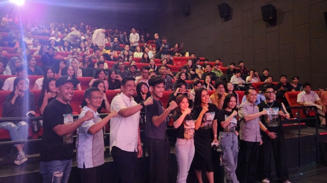 Momen BPODT Nobar Harta Tahta Boru Ni Raja Bareng Pj Gubsu dan Bobby Nasution