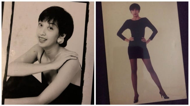 Foto lawas ibu Kimberly Ryder, Irvina Zainal, saat menjadi model. (Instagram/@irvina_zainal)