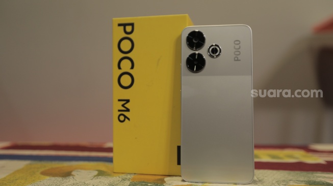 Poco M6. [Suara.com/Dicky Prastya]