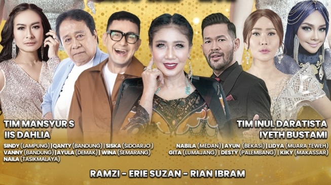 Kontes Swara Bintang 2024 Tayang Malam Ini, Tim Mansyur S Lawan Tim Inul Daratista